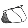 CandyMan Jockstrap Micro-lacets DIONYSOS Noir